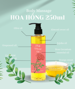 massage body hoa hong syme 250ml