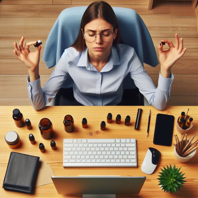 giam tress khi lam viec trong van phong